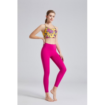 Yoga Clothes for Women Pink flowers