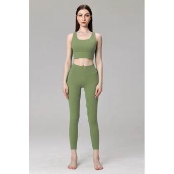 Yoga Clothes for Women Pure grass green