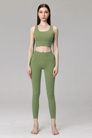 Yoga Clothes for Women Pure grass green