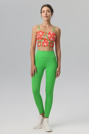 Yoga Clothes for Women Red and Green