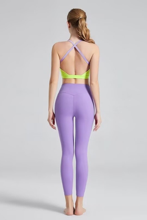 Yoga Clothes for Women green and purple